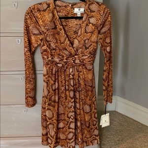 Altuzarra NWT Size 2 snake print dress